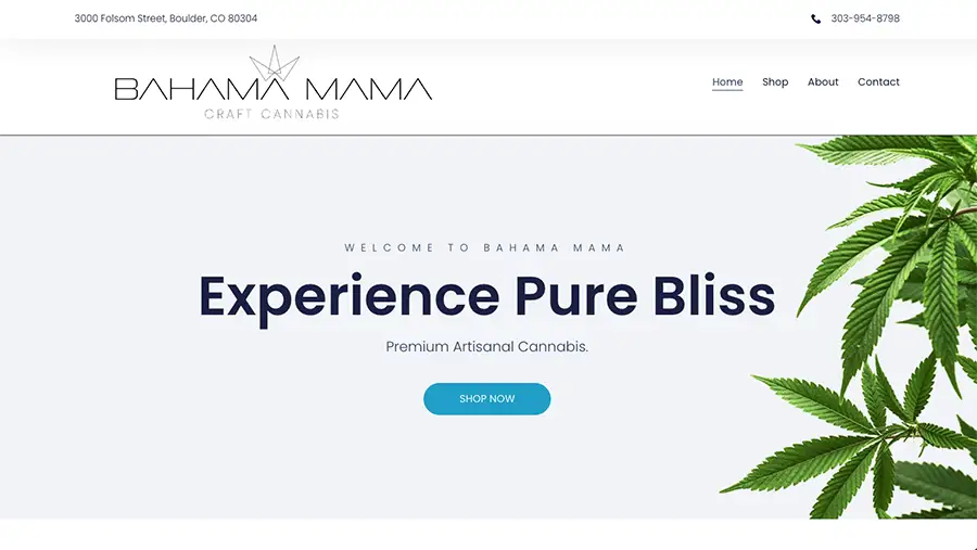 cannabis branding and website design by Oliver Tollison